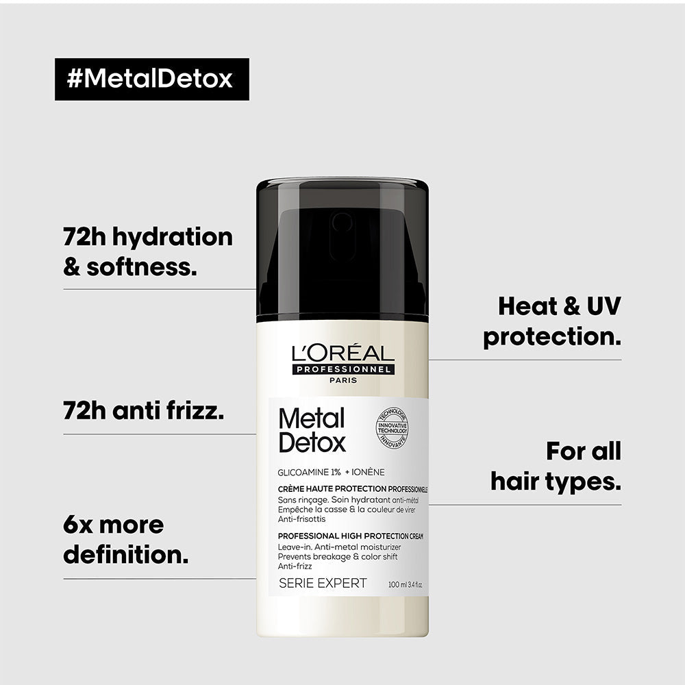 L’Oreal Professionnel Metal Detox Leave in Cream 100ml - Beauty Tribe