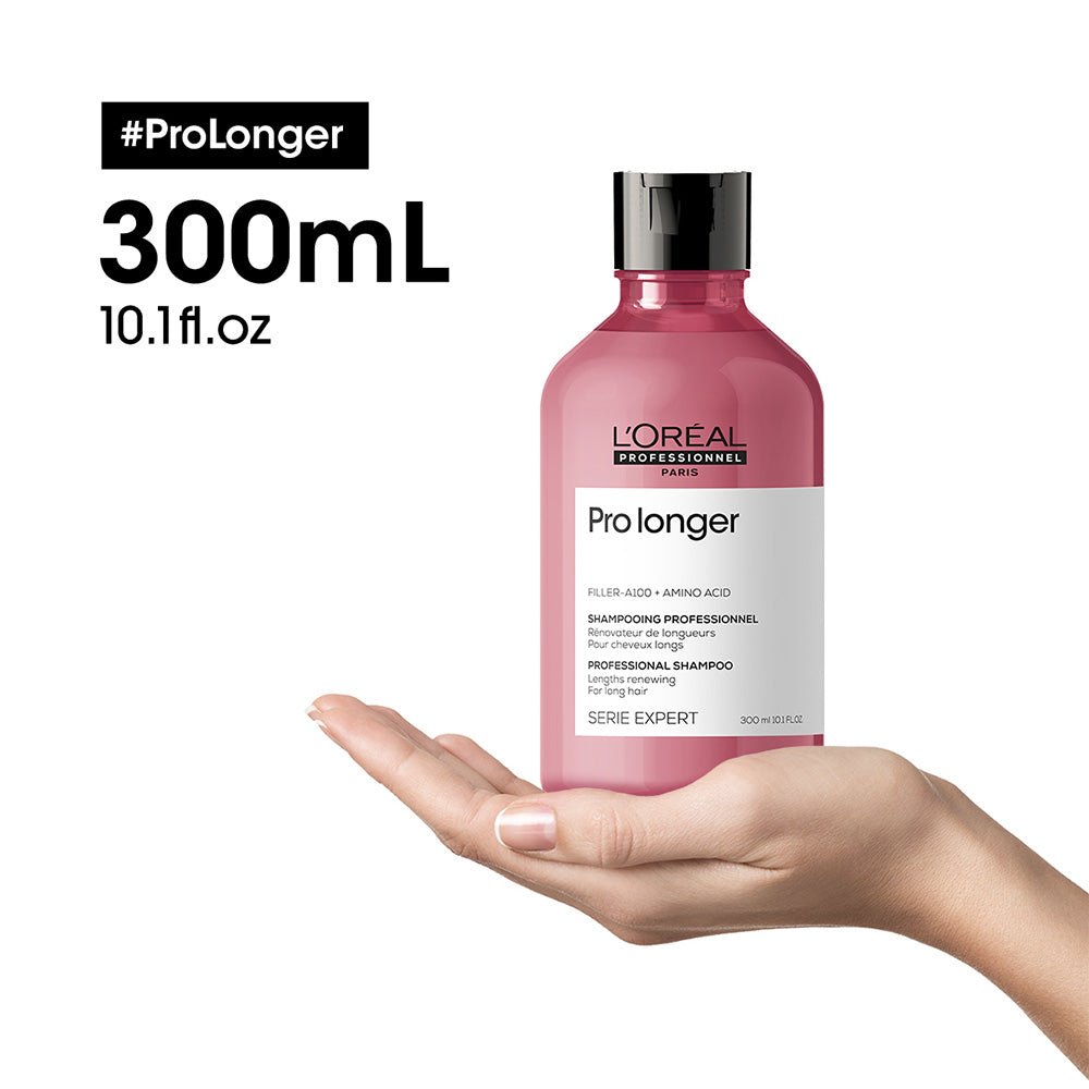 L’Oreal Professionnel Pro Longer Shampoo With Filler - A100 and Amino Acid for Long Hair with Thinned Ends 300ml - Beauty Tribe