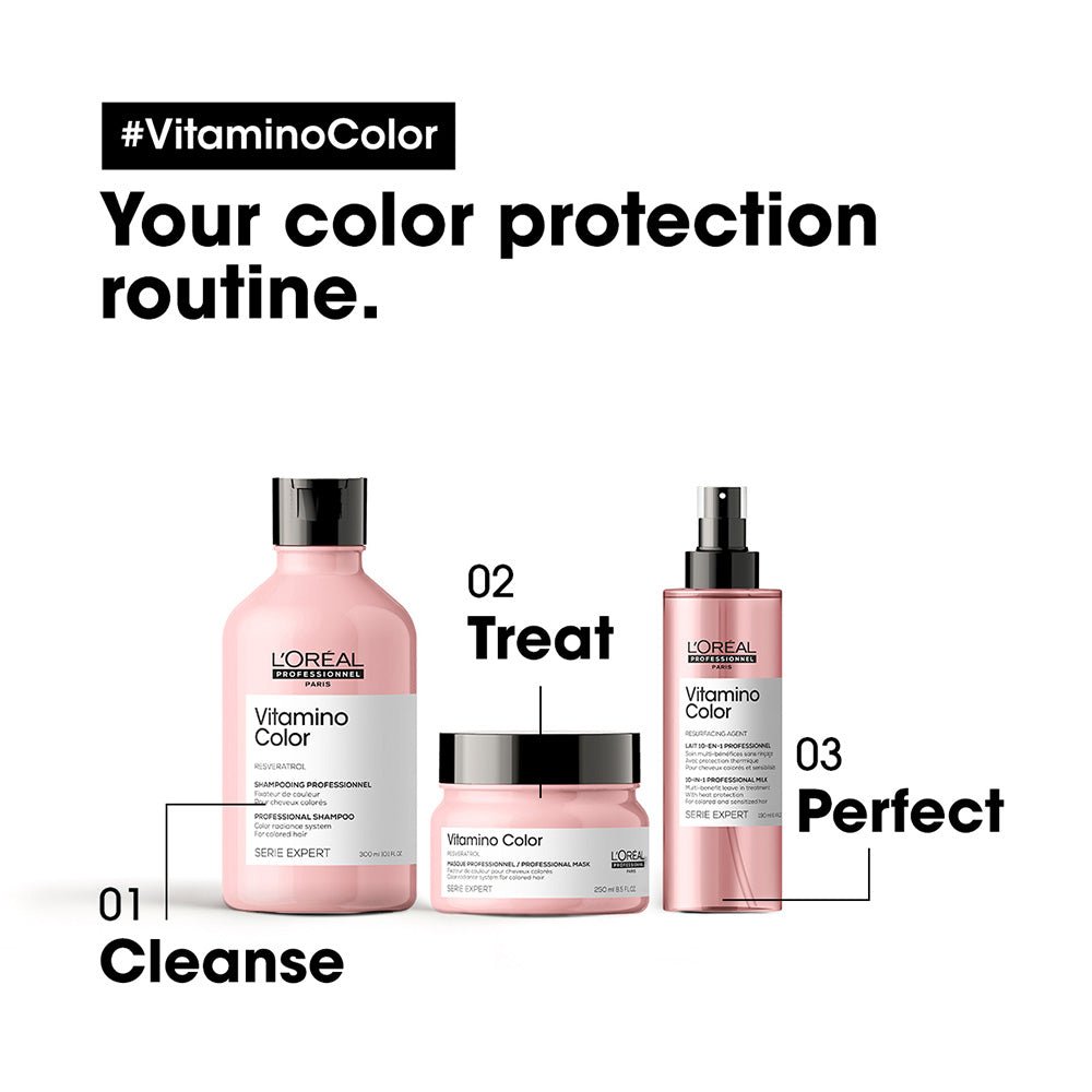 L’Oreal Professionnel Vitamino Color Shampoo With Resveratrol for Color - Treated Hair 500ml - Beauty Tribe
