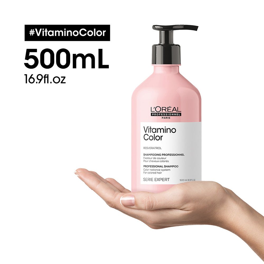 L’Oreal Professionnel Vitamino Color Shampoo With Resveratrol for Color - Treated Hair 500ml - Beauty Tribe