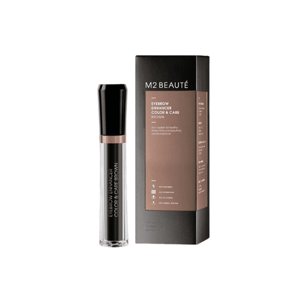 M2 BEAUTÉ Eyebrow Enhancer Color & Care Brown 6ml
