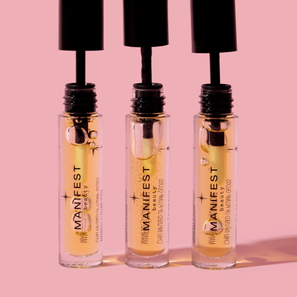 Manifest Beauty Big Pout Energy Lip Plumping Oil - Crystal Clear - Beauty Tribe