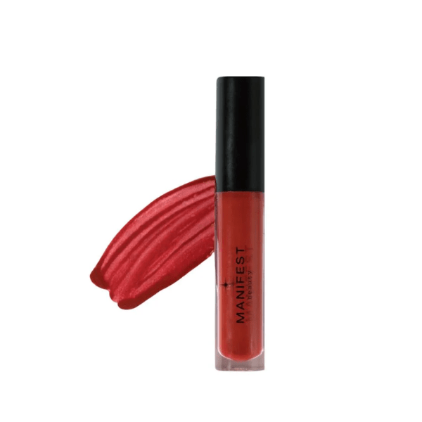 Manifest Beauty Big Pout Energy Lip Plumping Oil - Scarlett Flame - Beauty Tribe