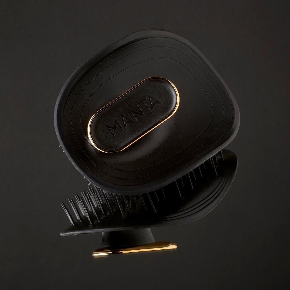 Manta Hair Brush Original Black / Gold - Beauty Tribe