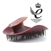 Manta Hair Brush Original Burgundy / Rose Gold - Beauty Tribe