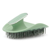 Manta Hair Brush Original Serene Green / White Gold - Beauty Tribe