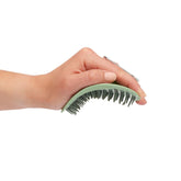 Manta Hair Brush Original Serene Green / White Gold - Beauty Tribe