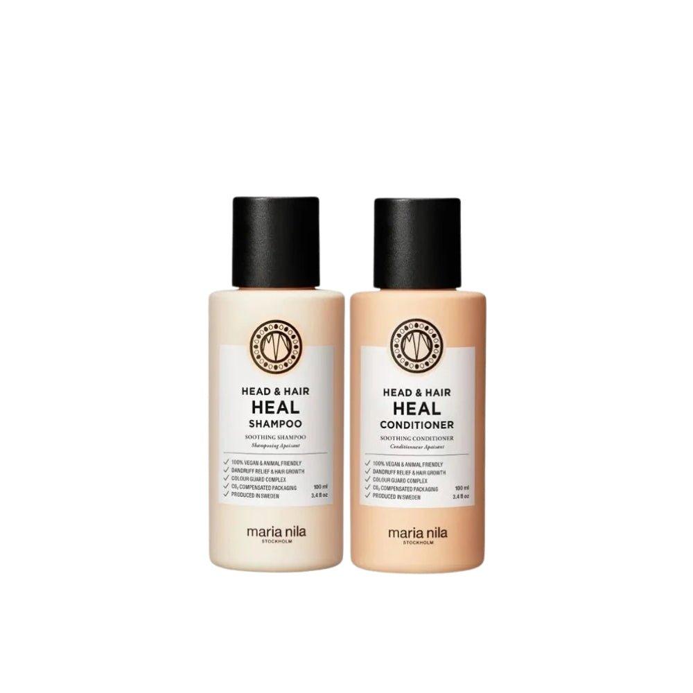 Maria Nila Head &amp; Hair Heal Travel Size Shampoo &amp; Conditioner 100ml - Beauty Tribe