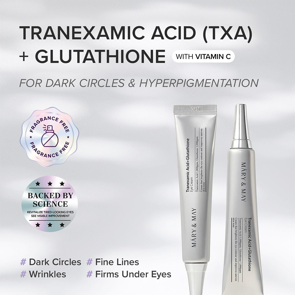 Mary &amp; May Tranexamic Acid + Glutathione Eye Cream 30g