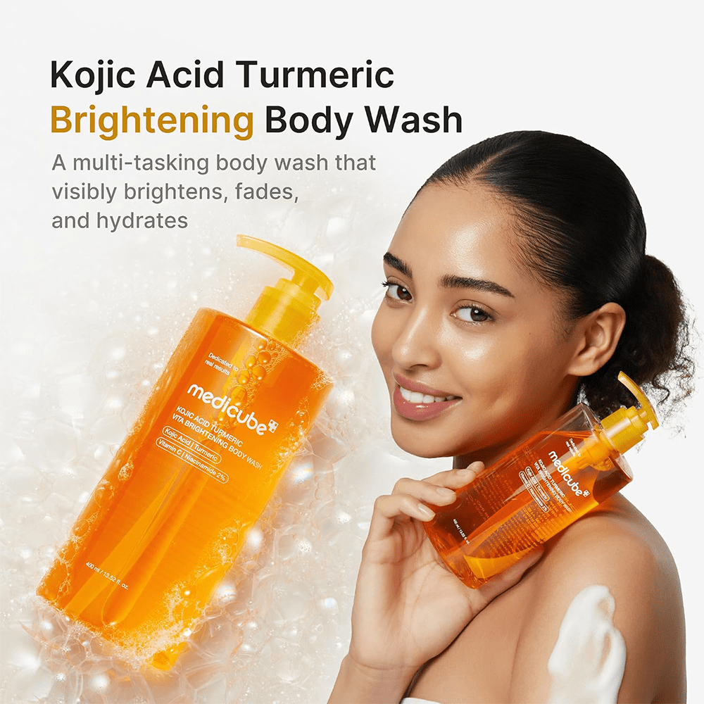 Medicube Kojic Acid Turmeric Vita Brightening Body Wash 400ml - Beauty Tribe