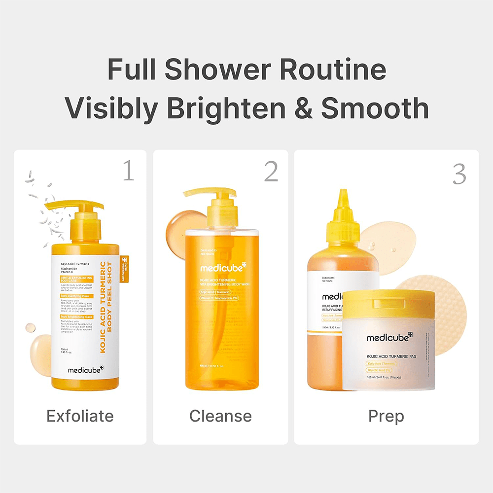 Medicube Kojic Acid Turmeric Vita Brightening Body Wash 400ml - Beauty Tribe