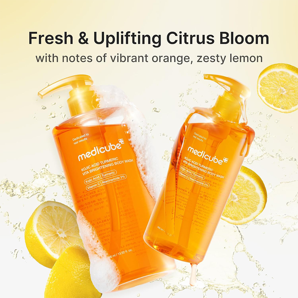 Medicube Kojic Acid Turmeric Vita Brightening Body Wash 400ml