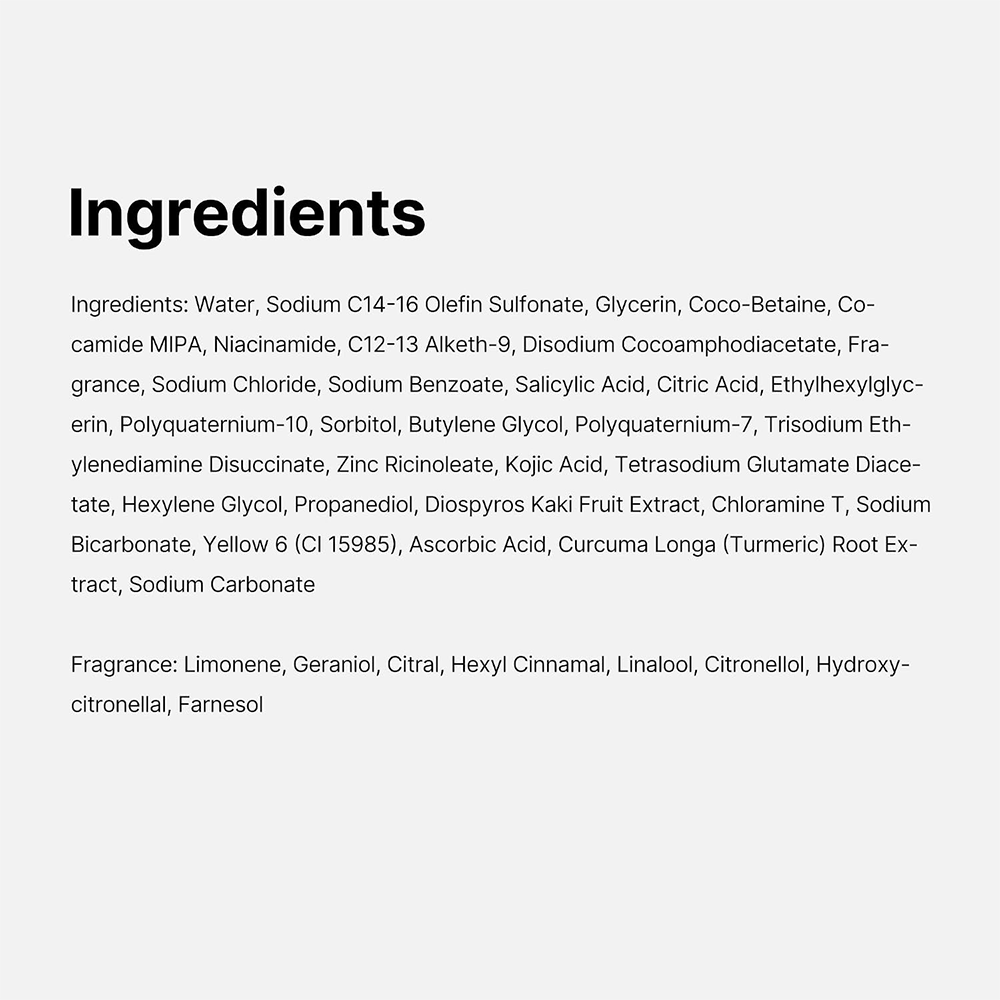Medicube Kojic Acid Turmeric Vita Brightening Body Wash 400ml