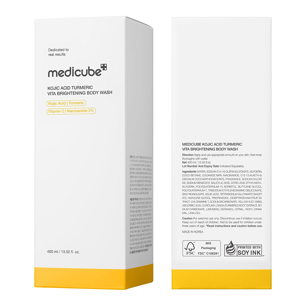 Medicube Kojic Acid Turmeric Vita Brightening Body Wash 400ml