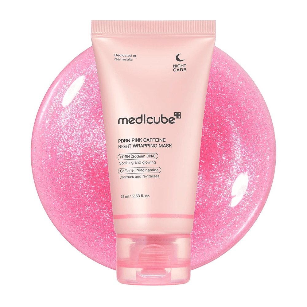 Medicube PDRN Pink Caffeine Night Wrapping Mask 75ml - Beauty Tribe