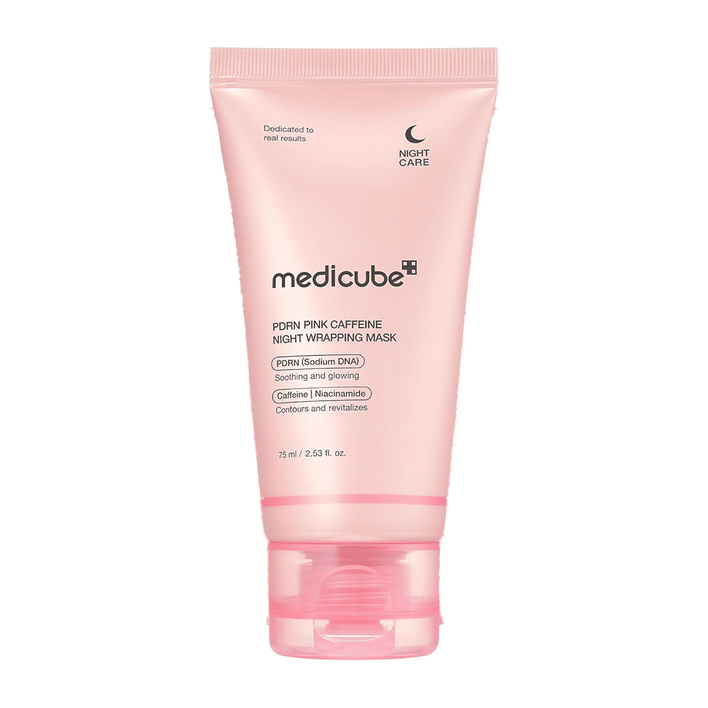 Medicube PDRN Pink Caffeine Night Wrapping Mask 75ml - Beauty Tribe