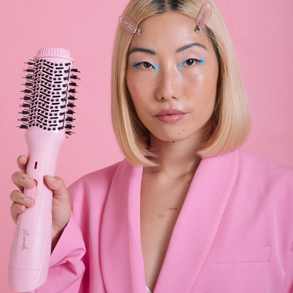 Mermade Hair Blow Dry Brush - Pink
