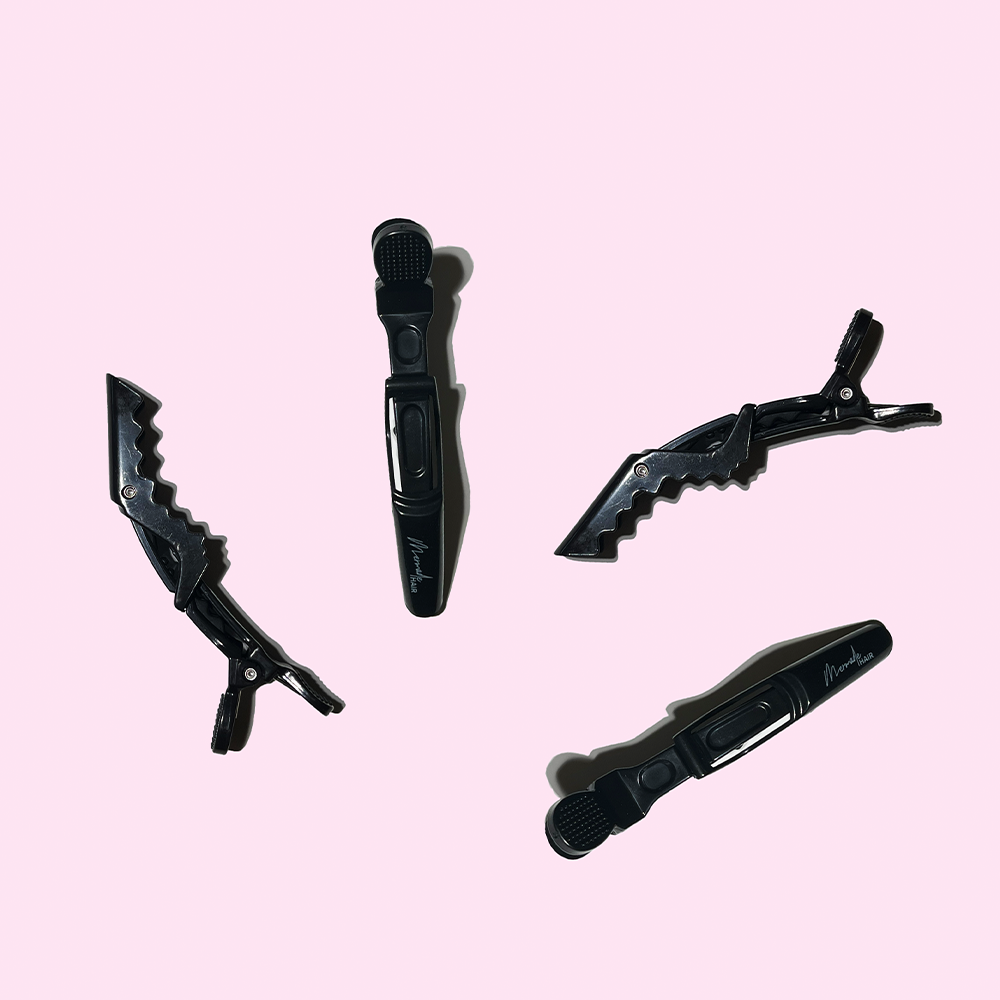 Mermade Hair Grip Clips Black
