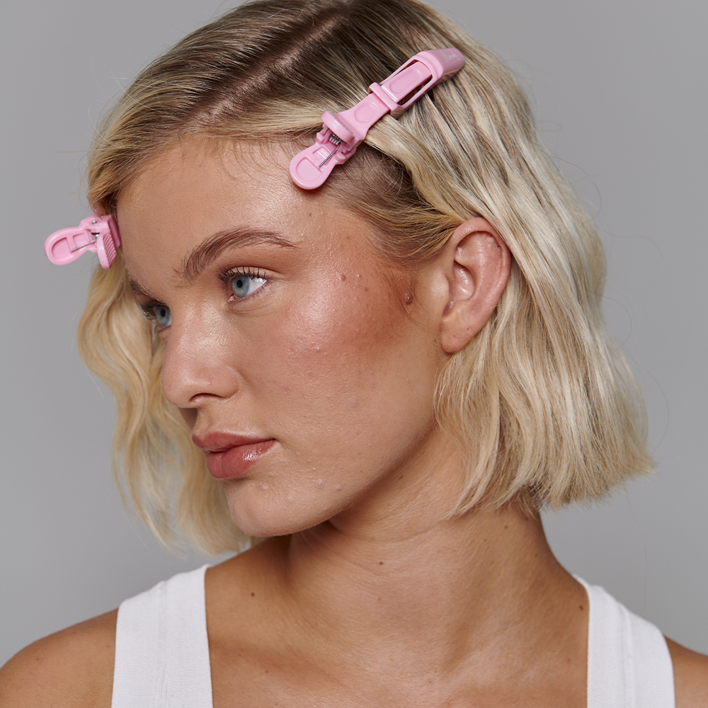 Mermade Hair Grip Clips Pink
