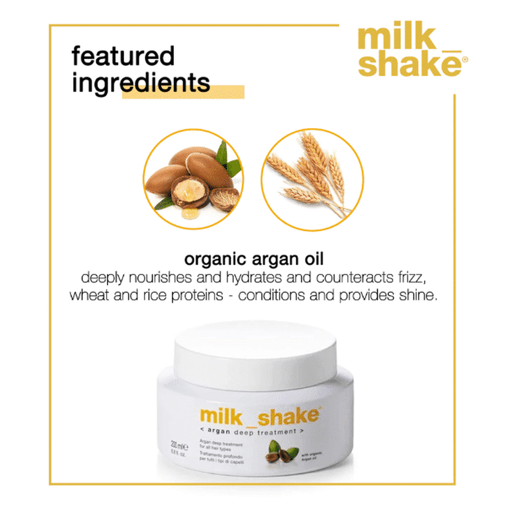 milk_shake Argan Deep Treatment 200ml - Beauty Tribe