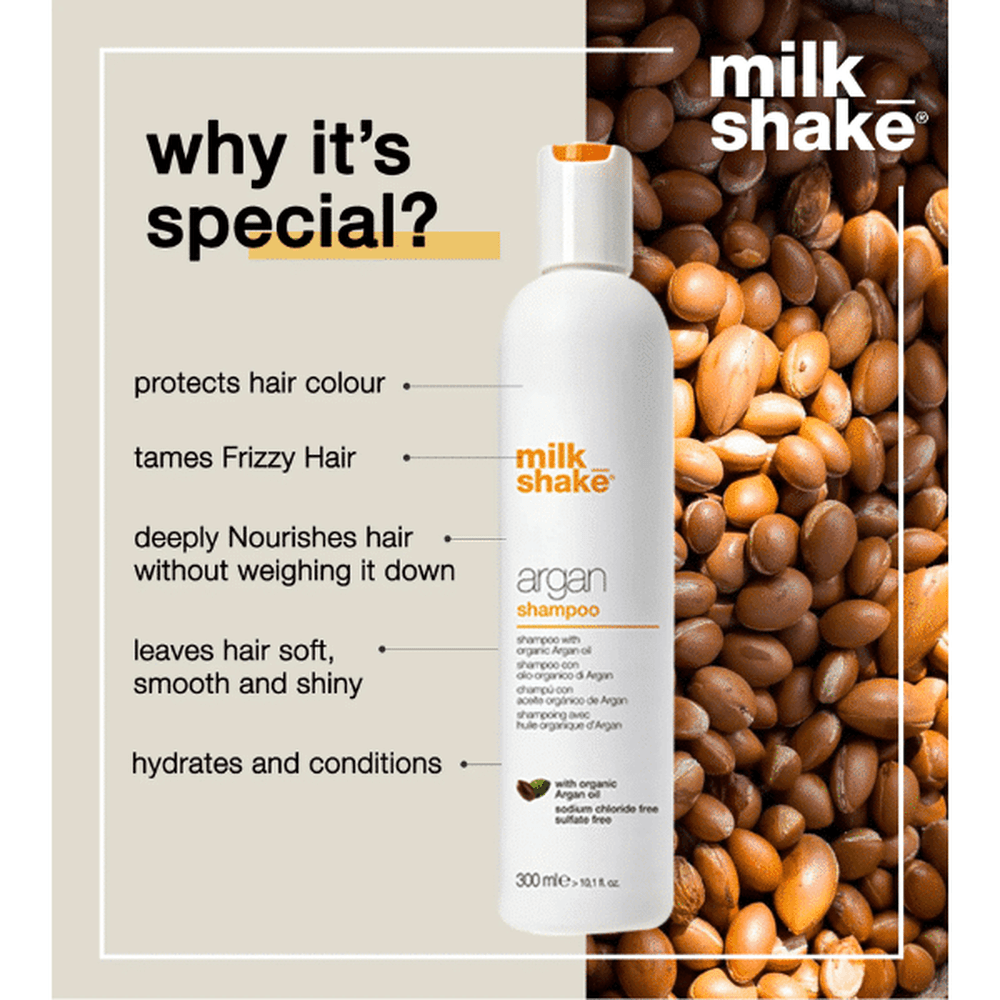 milk_shake Argan Shampoo 300ml - Beauty Tribe