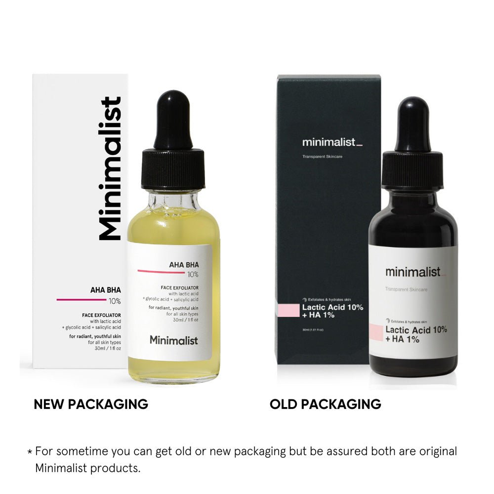 Minimalist 10% AHA BHA Exfoliating Serum 30ml - Beauty Tribe