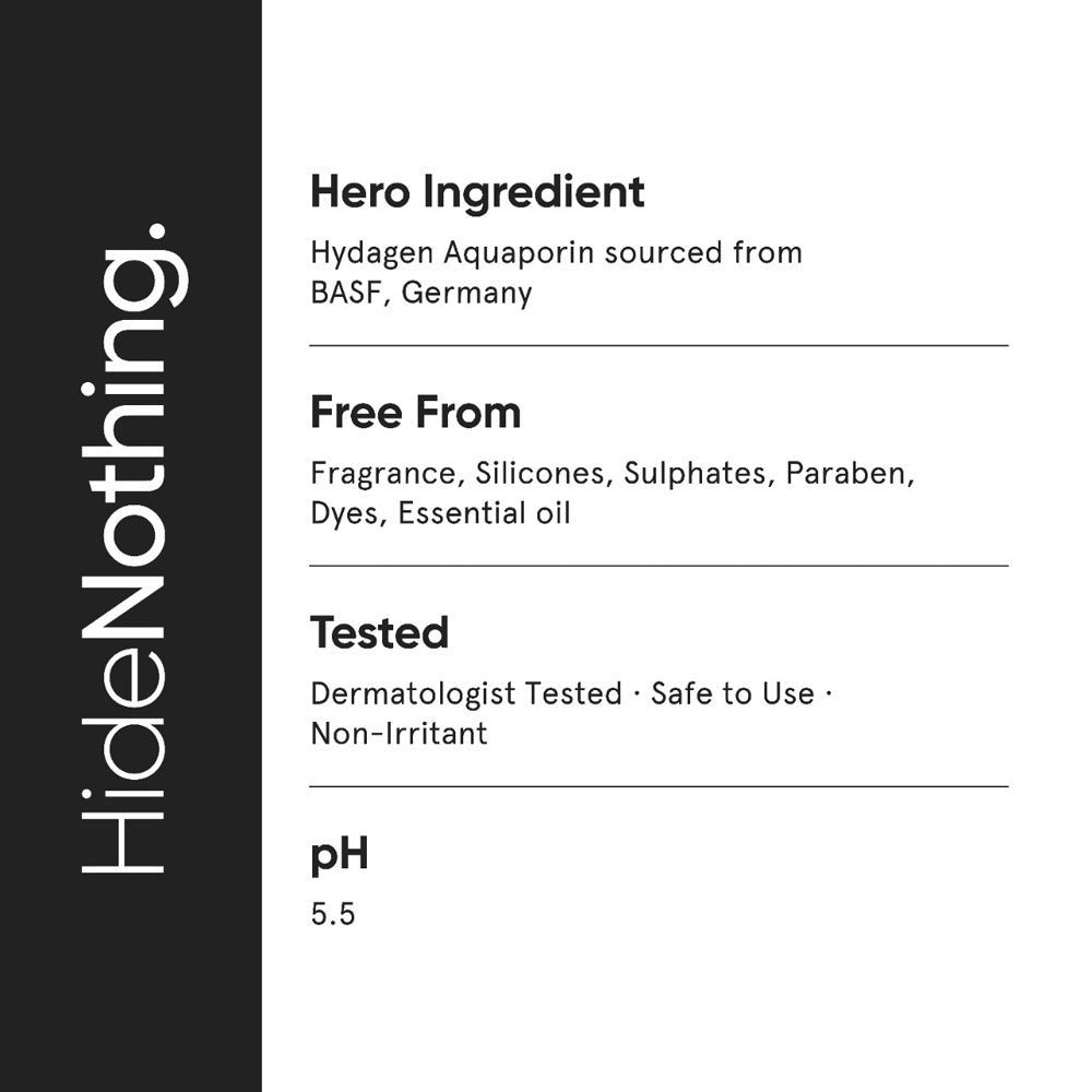Minimalist 5% Aquaporin Booster Hydrating Sulphate Free Face Wash with Hyaluronic Acid 100 ml - Beauty Tribe