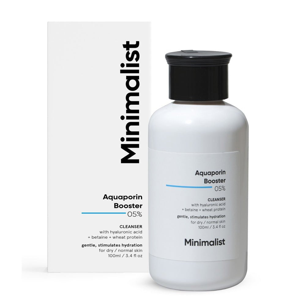 Minimalist 5% Aquaporin Booster Hydrating Sulphate Free Face Wash with Hyaluronic Acid 100 ml - Beauty Tribe
