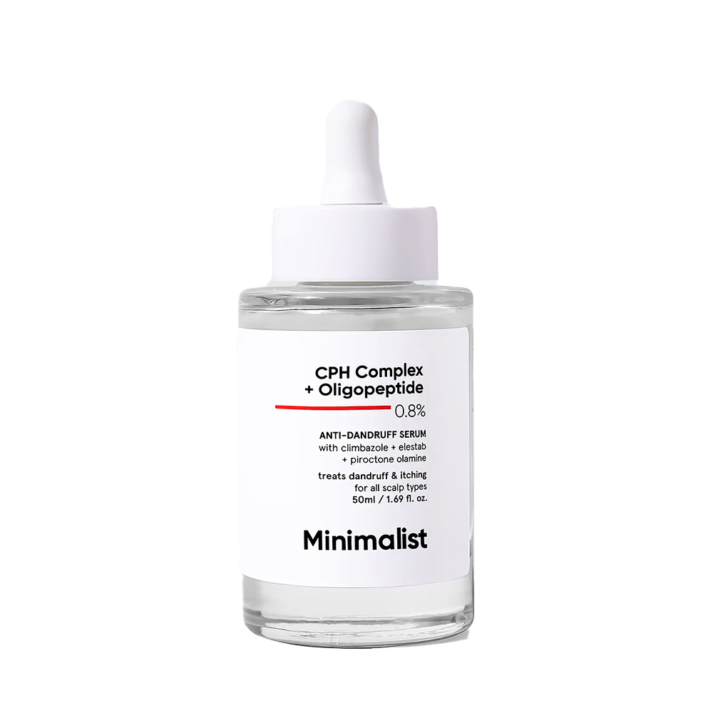 Minimalist Anti - Dandruff Hair Serum with CPH Complex & Oligopeptide 0.8% 50ml - Beauty Tribe