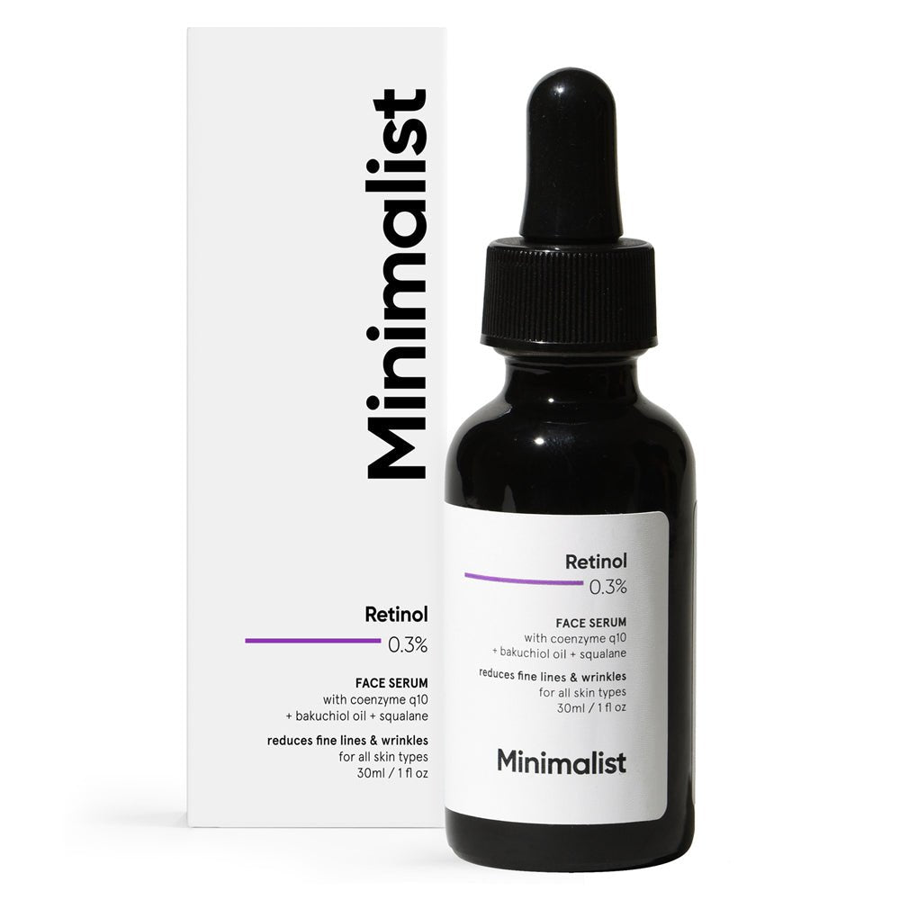 Minimalist Retinol 0.3% Anti Aging Face Serum 30ml - Beauty Tribe