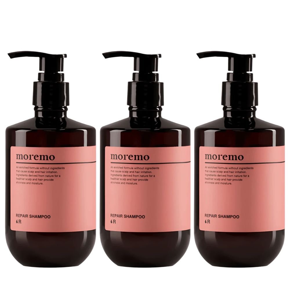 Moremo Repair Shampoo R 300ml 3 Pack Set - Beauty Tribe