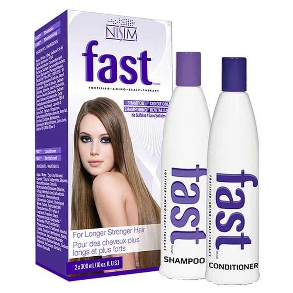 Nisim F.A.S.T 2 Pack - 300ml x 2 Shampoo &amp; Conditioner - No Sulfates