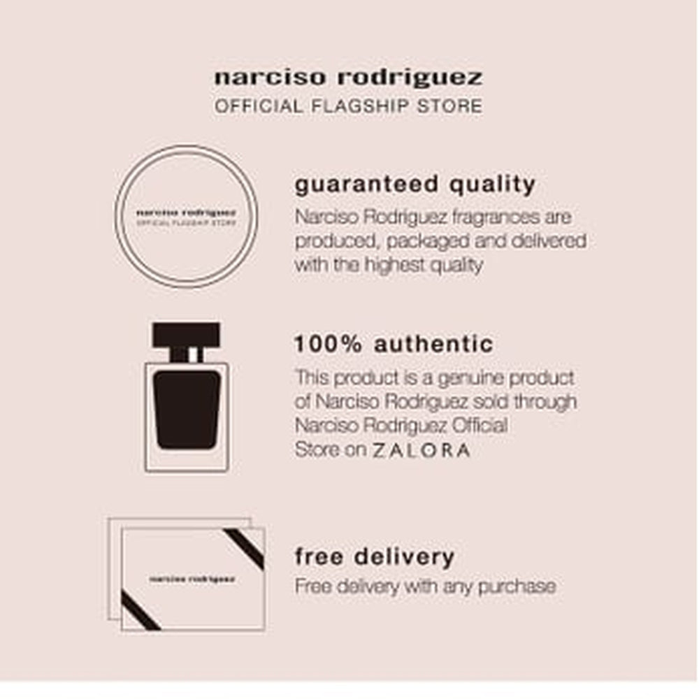 Narciso Rodriguez Edt For Women 100Ml + Pure Musc Edp 10ML Travel Set