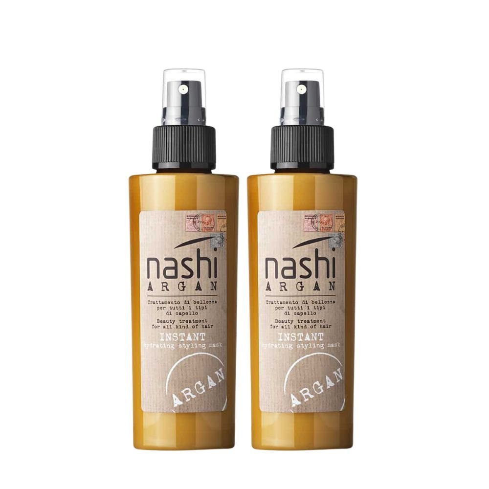 Nashi Argan Instant Hydrating Styling Mask 150ml 2 Pack Set - Beauty Tribe