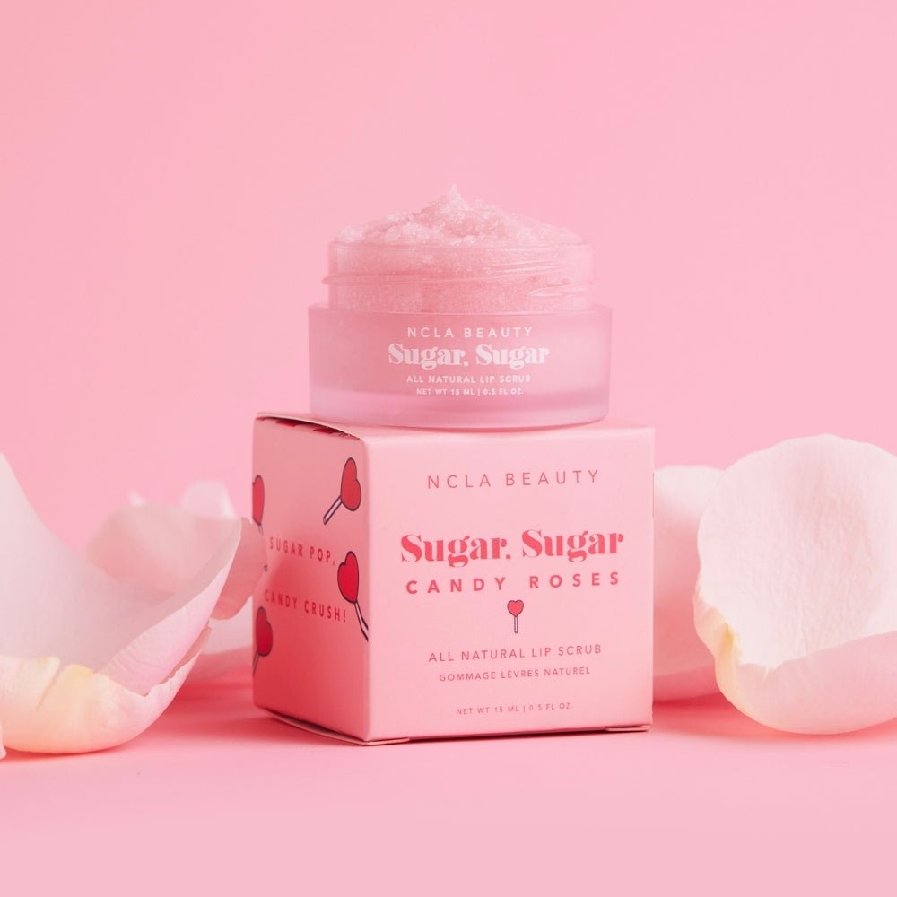 NCLA Beauty Sugar Sugar Candy Roses Lip Scrub 15ml - Beauty Tribe