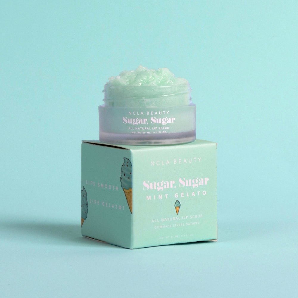 NCLA Beauty Sugar Sugar Mint Gelato Lip Scrub 15ml - Beauty Tribe