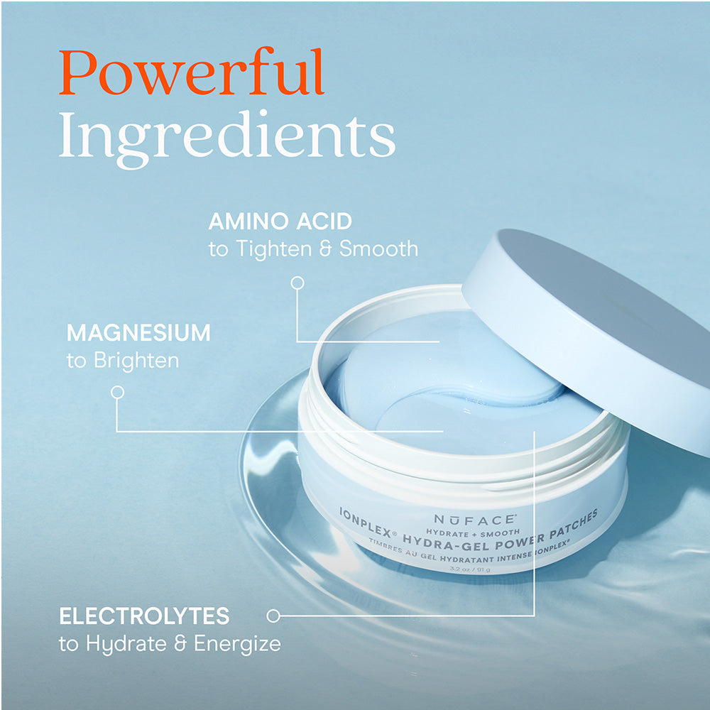 Nuface IonPlex Hydra-Gel Power Eye Patches 30pc