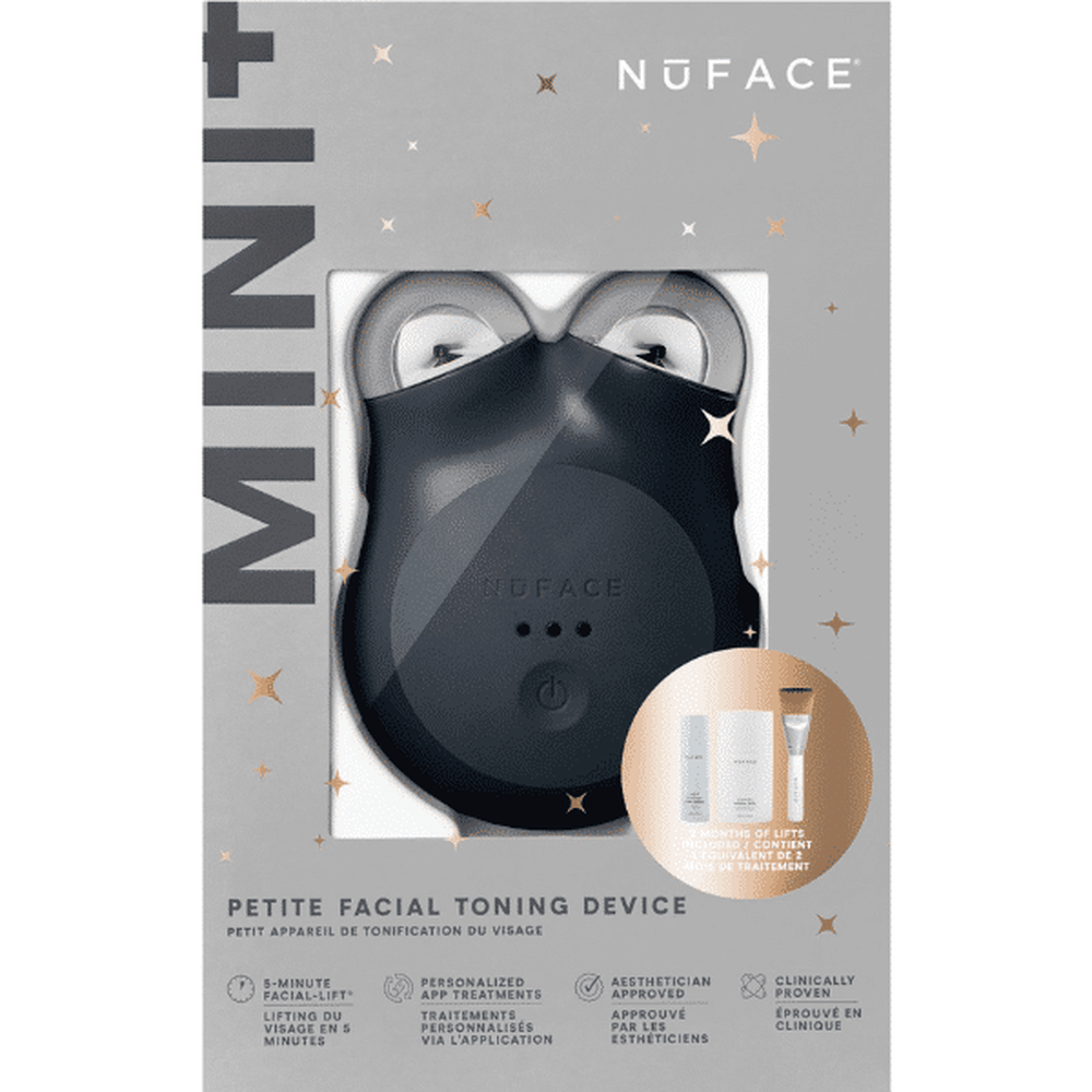 NuFACE® MINI+ Starter Kit - Midnight Black - Beauty Tribe