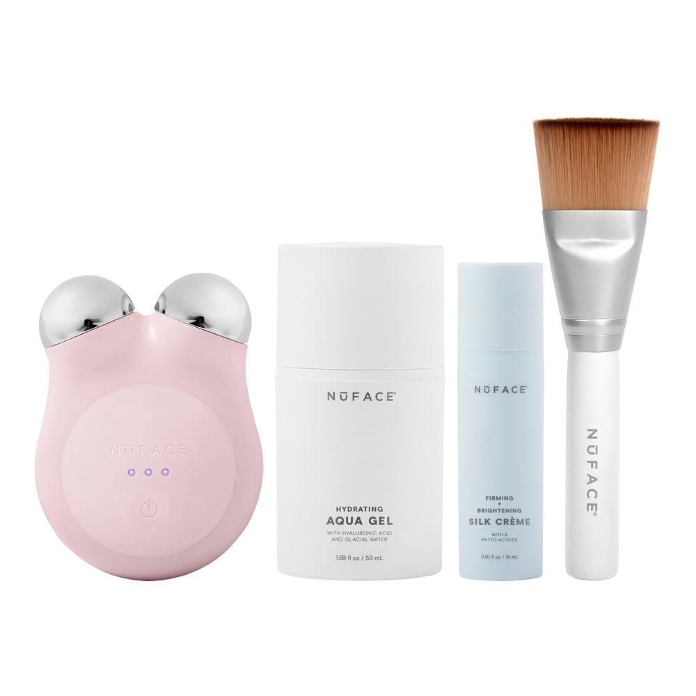 Nuface MINI+ Starter Kit - Sandy Rose - Beauty Tribe