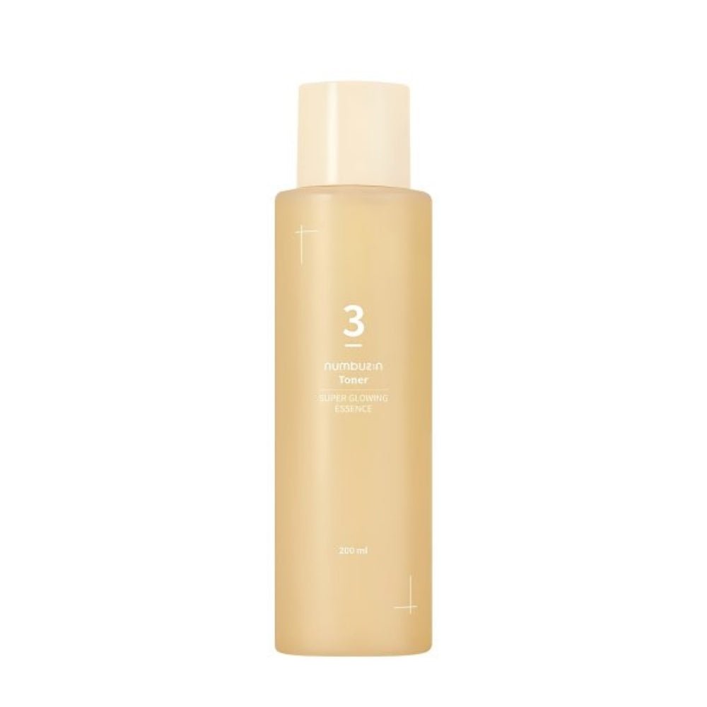Numbuzin No.3 Super Glowing Essence Toner 200ml - Beauty Tribe