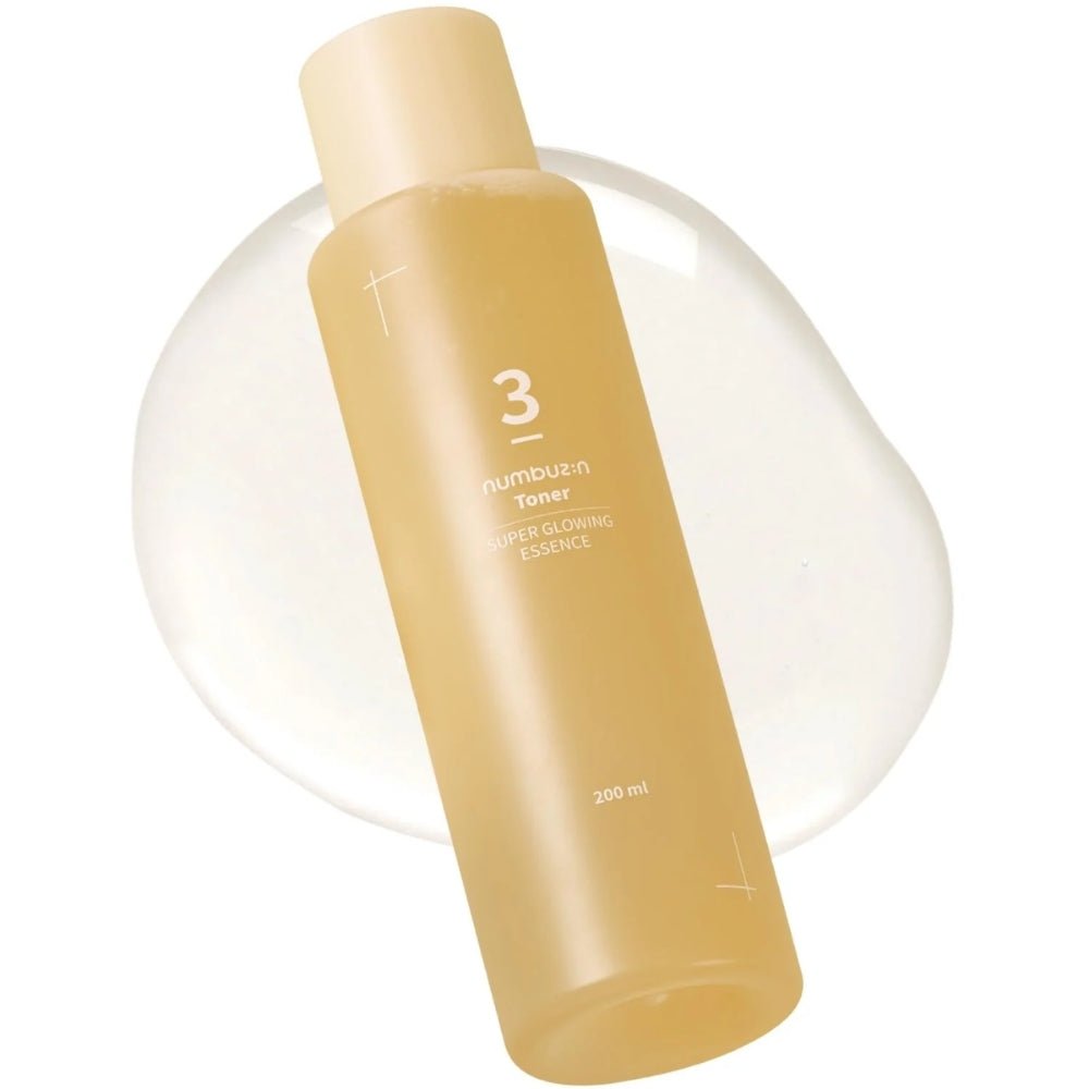 Numbuzin No.3 Super Glowing Essence Toner 200ml - Beauty Tribe