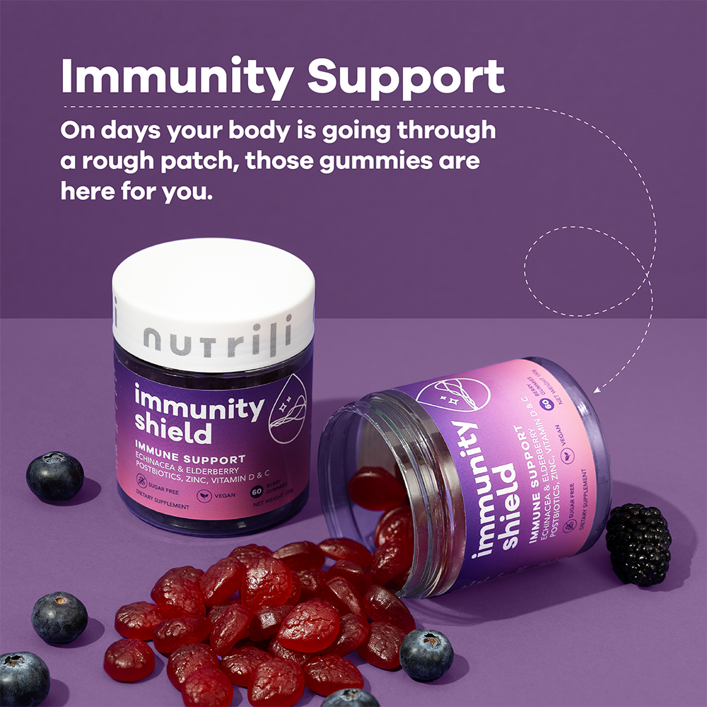 Nutrili Immunity Shield 60 Sugar Free Gummies