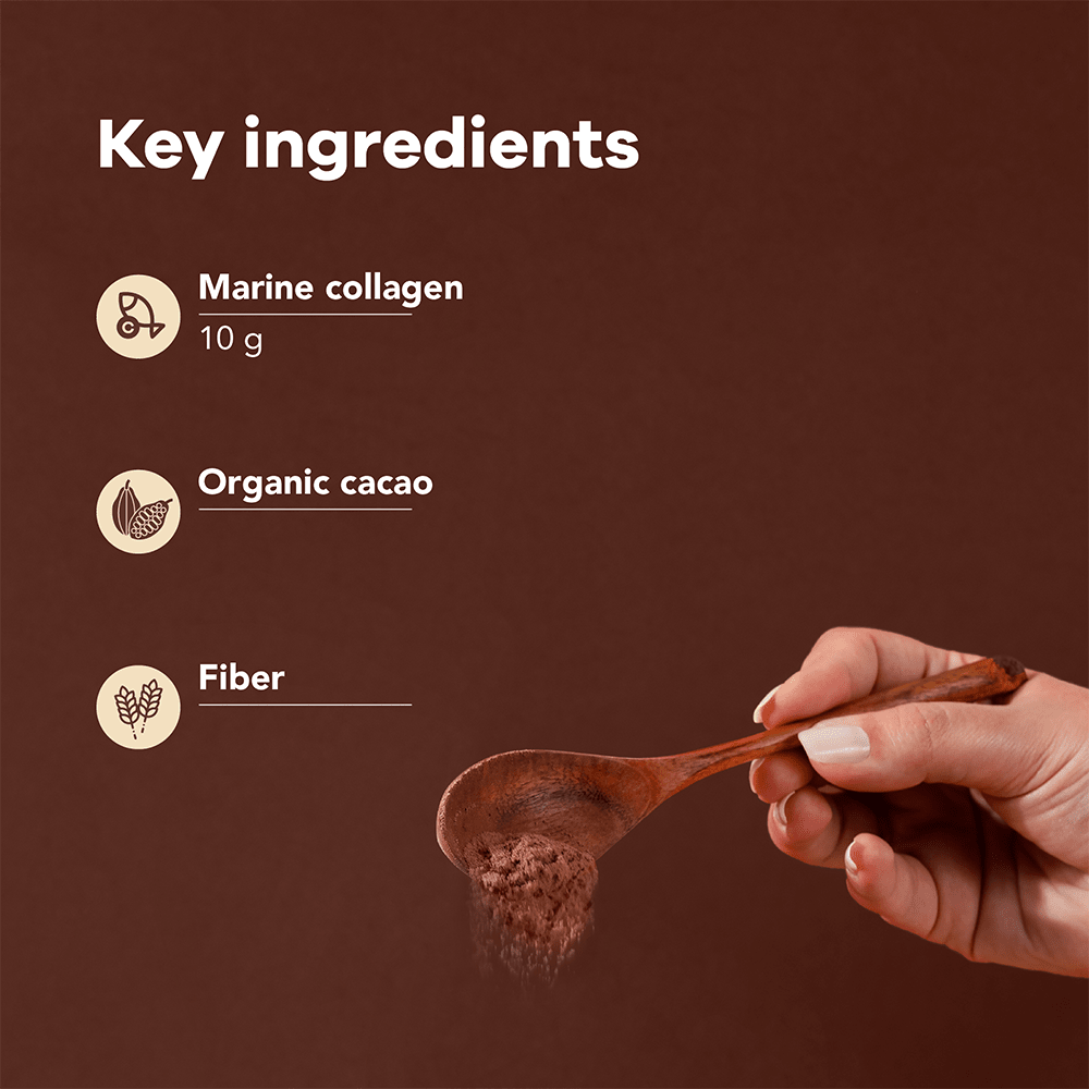 Nutrili Marine Collagen Peptides 15 servings Chocolate - Beauty Tribe