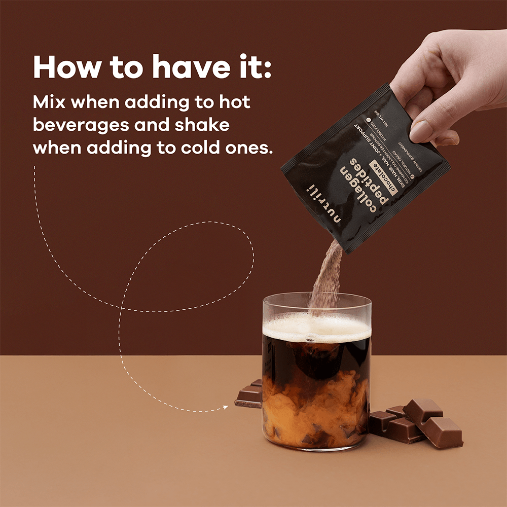 Nutrili Marine Collagen Peptides 15 servings Chocolate - Beauty Tribe