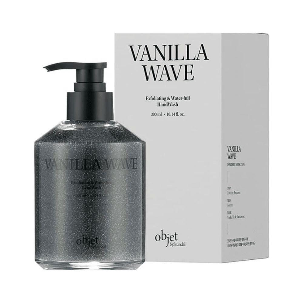 Objet by Kundal Exfoliating Hand Wash Vanilla Wave 300ml - Beauty Tribe