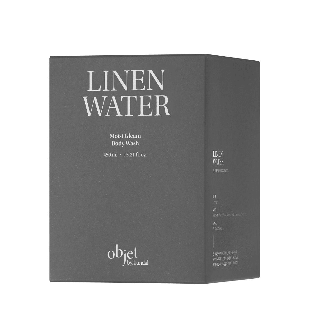Objet by Kundal Linen Water Moist Body Wash 450ml - Beauty Tribe
