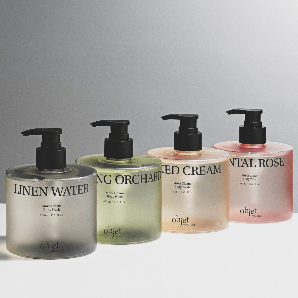 Objet by Kundal Linen Water Moist Body Wash 450ml - Beauty Tribe