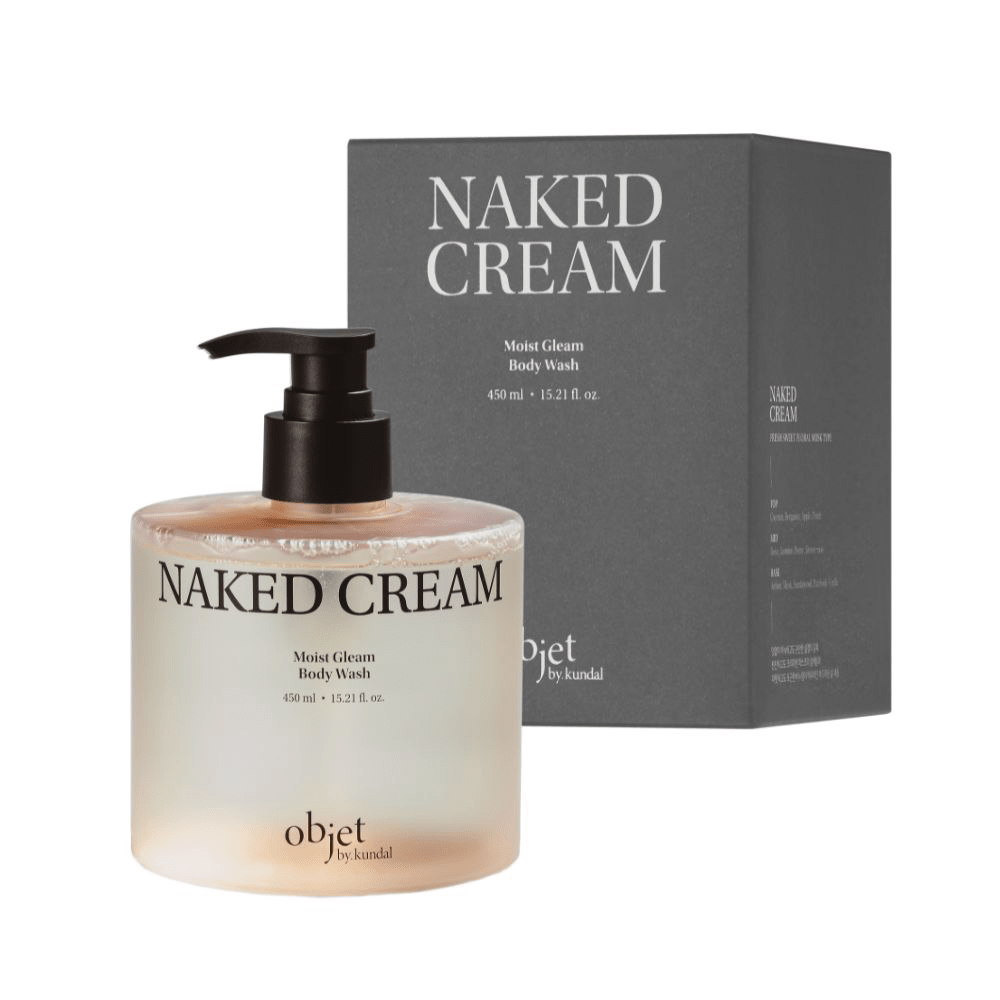 Objet by Kundal Naked Cream Moist Body Wash 450ml - Beauty Tribe