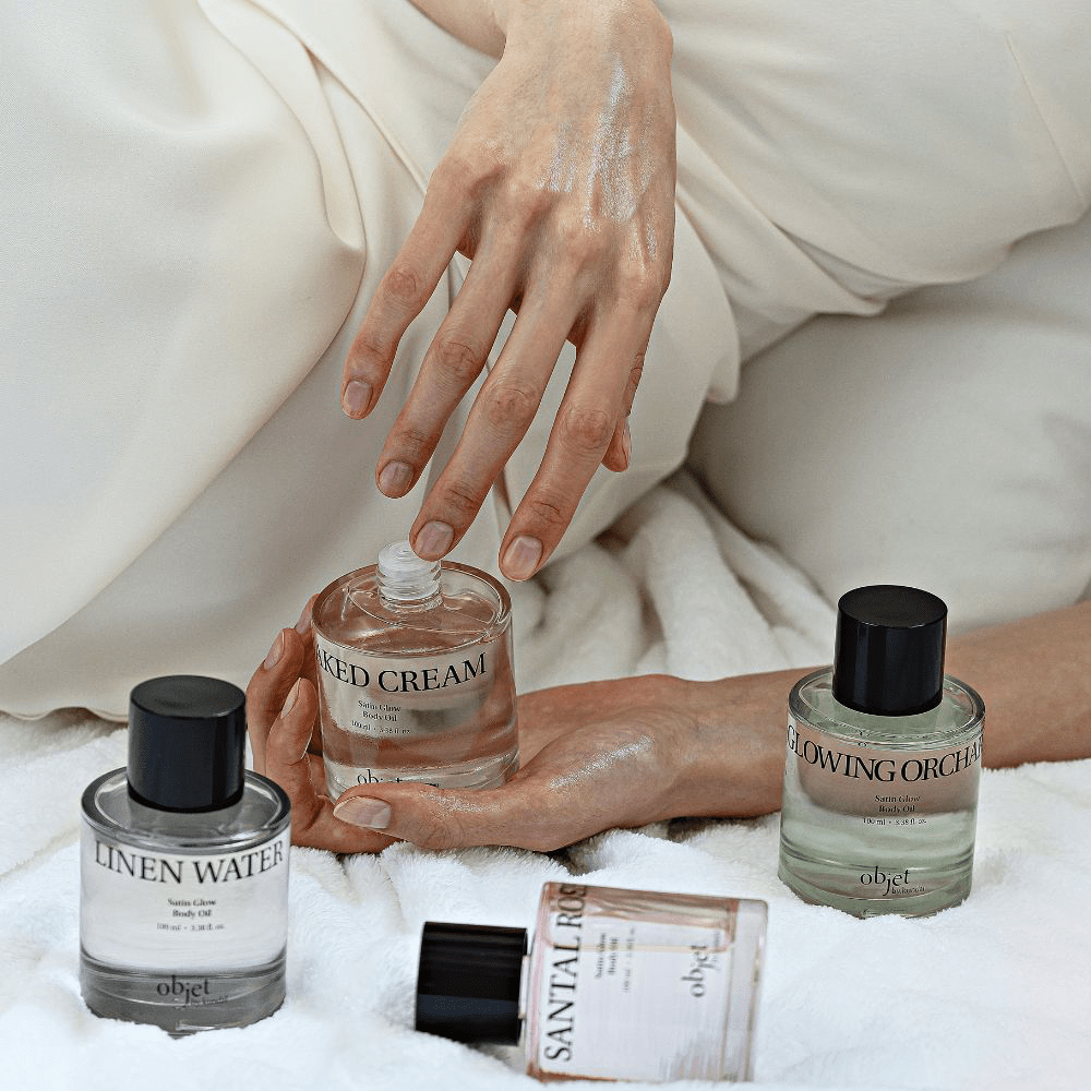 Objet by Kundal Satin Glow Body Oil Glowing Orchard 100ml - Beauty Tribe