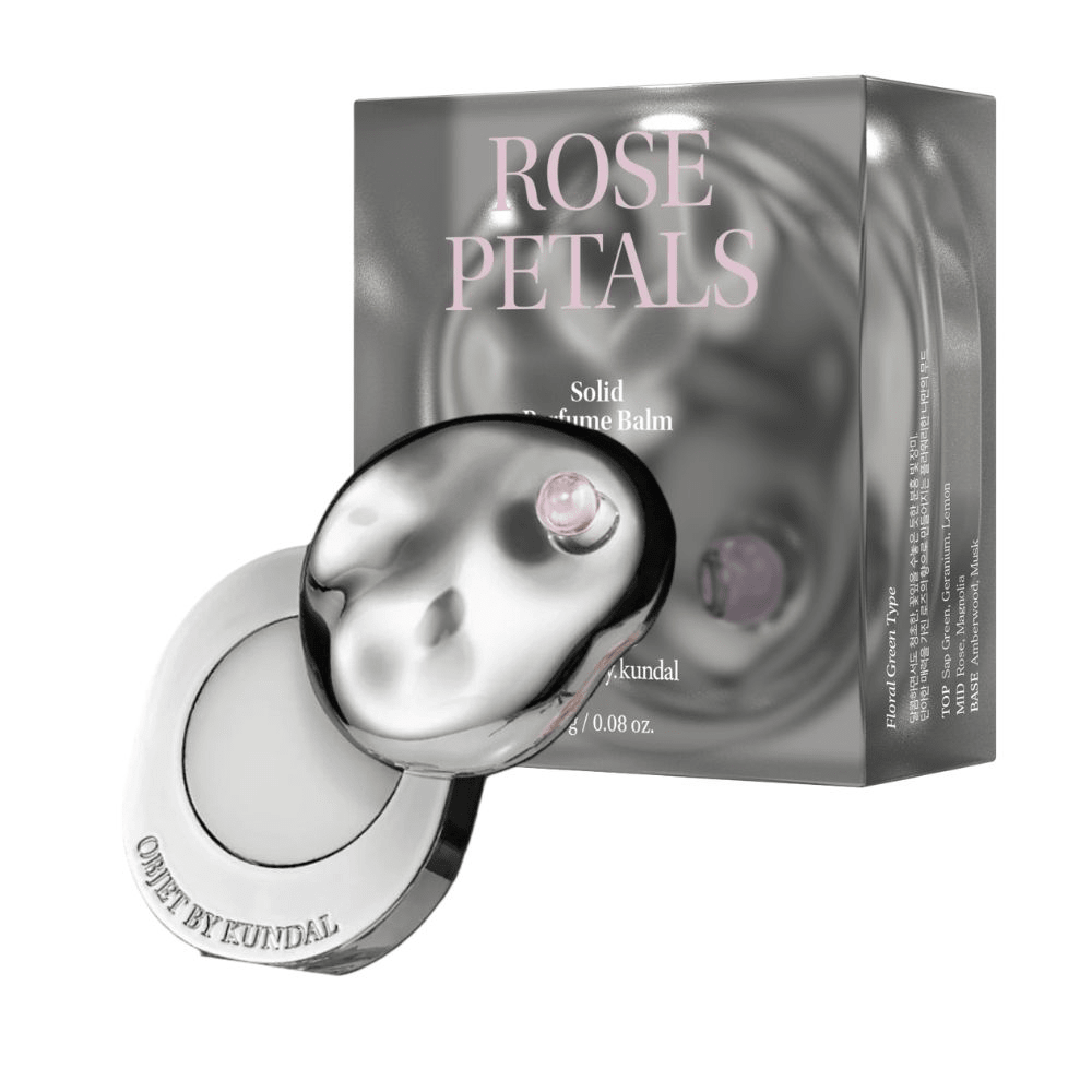 Objet by Kundal Solid Perfume Balm Rose Petals 2.5g - Beauty Tribe